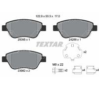 Plaquettes de frein 2509501 TEXTAR pour OPEL ADAM