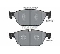 Plaquettes de frein 2516002 TEXTAR pour AUDI A8 D4 Q5 Van Q5