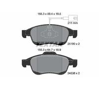 Plaquettes de frein 2518001 TEXTAR pour ALFA ROMEO GIULIETTA
