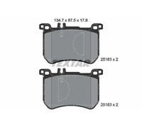Plaquettes de frein 2518301 TEXTAR pour MERCEDES-BENZ CLASSE S SL