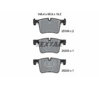 Plaquettes de frein 2519901 TEXTAR pour BMW 1 X3 3 2 Coupé 3 Gran Turismo X4