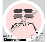 ZIMMERMANN 25214.175.3 Plaquettes de frein