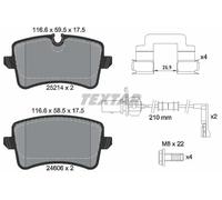 Plaquettes de frein 2521403 TEXTAR pour AUDI A6 C7 A7 Sportback A6 C7 Avant