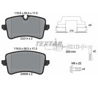 Textar Plaquettes de frein 2521404 arrière pour AUDI A8 D4
