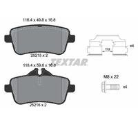 Kit De Plaquettes De Frein Arrière Textar Pour Mercedes ML GLE GLs