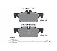 TEXTAR 2522204 Plaquettes de frein