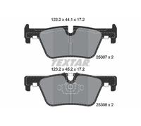 Plaquettes de frein 2530701 TEXTAR pour BMW 1 3 3 Touring 2 Coupé 3 Gran Turismo