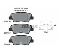 Plaquettes de frein 2533703 TEXTAR pour HYUNDAI KIA