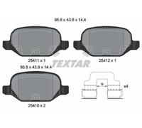 TEXTAR 2541101 Plaquettes de frein
