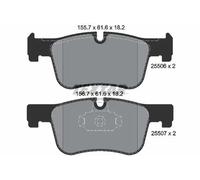 Plaquettes de frein 2550601 TEXTAR pour BMW 1 3 3 Touring 3 Gran Turismo 4 Coupé