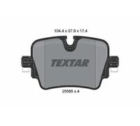 TEXTAR 2558501 Plaquettes de frein