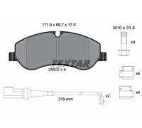 Textar Plaquettes de frein 2560201 avant pour Ford Transit V363 Fourgon
