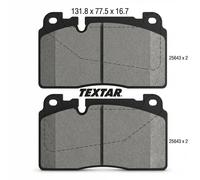 Textar Plaquettes de frein 2564301 pour Audi Porsche
