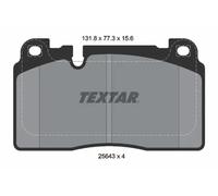 TEXTAR 2564302 Kit de plaquettes de frein, frein à disque pour AUDI