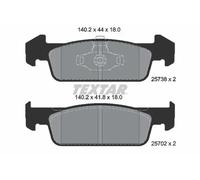 Plaquettes de frein 2573801 TEXTAR pour DACIA RENAULT