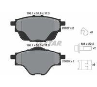Plaquettes de frein 2582701 TEXTAR pour DS CITROËN OPEL PEUGEOT VAUXHALL