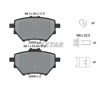 Textar Plaquettes de frein 2583901 arrière pour Citroën Peugeot DS Fiat Opel Toyota Jeep