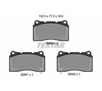 Plaquettes de frein 2585001 TEXTAR pour HONDA