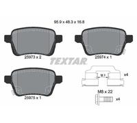 Textar Plaquettes de frein 2597301