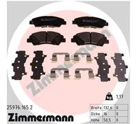 ZIMMERMANN 25976.165.2 Plaquettes de frein