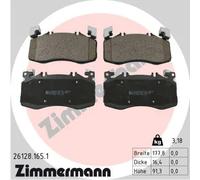 Plaquettes de frein 26128.165.1 ZIMMERMANN pour MERCEDES-BENZ CLA GLA