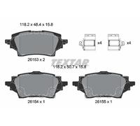 TEXTAR 2615301 Plaquettes de frein