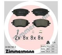 ZIMMERMANN 26188.180.2 Plaquettes de frein