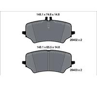 TEXTAR 2640201 Plaquettes de frein