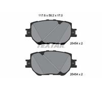 Plaquettes de frein 2645401 TEXTAR pour LEXUS IS III