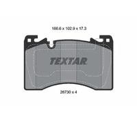 TEXTAR 2673001 Plaquettes de frein