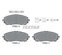 Plaquettes de frein 2705201 TEXTAR