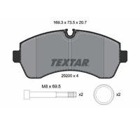 Textar Plaquettes de frein 2920006 pour Mercedes‑Benz Sprinter 3,5 t Fourgon