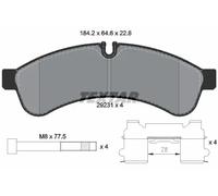 Jeu de plaquettes de frein TEXTAR 2923101