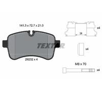 Plaquettes de frein 2923201 TEXTAR pour IVECO DAILY V Camion plate-forme/Châssis