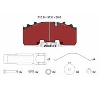 Plaquettes de frein 2930601 TEXTAR pour VW OPEL FIAT HONDA