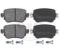 ABS All Brake Systems – Plaquettes de frein arrière 35001 – Jeu de 4