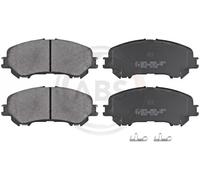 ABS All Brake Systems – Jeu de 4 plaquettes de frein avant 35045 – frein à disque