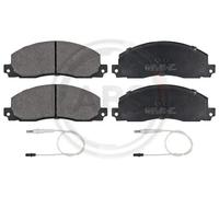 A.B.S. - Jeu de 4 plaquettes de frein 36570 - Réf. 36570