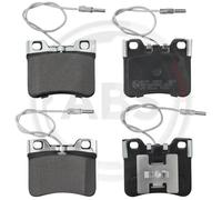 ABS All Brake Systems - Jeu de 4 plaquettes de frein avant 36751