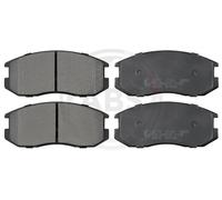 ABS All Brake Systems – Jeu de 4 plaquettes de frein avant 36772 pour Mitsubishi, Proton, Daihatsu