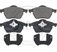 ABS All Brake Systems - Plaquettes de frein avant 36898 - Jeu de 4
