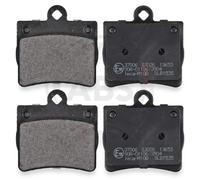 Plaquettes de frein 37006 A.B.S. pour MERCEDES-BENZ CLASSE C