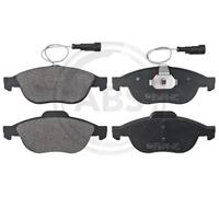ABS All Brake Systems – Jeu de 4 plaquettes de frein avant 37064 pour FIAT, ALFA ROMEO, LANCIA