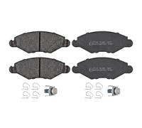 ABS All Brake Systems Jeu de 4 plaquettes de frein avant 37105 pour Peugeot 206
