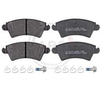 Plaquettes de frein 37153 A.B.S. pour CITROËN PEUGEOT