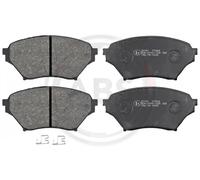 Jeu de 4 plaquettes de frein avant A.B.S. 37191