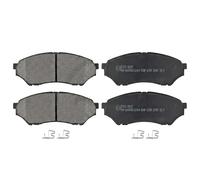 Plaquettes de frein 37200 A.B.S. pour MITSUBISHI PAJERO PININ I