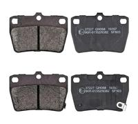 A.B.S. Plaquettes de frein arrière 37227 Jeu de 4 avec témoin d'usure 14 mm pour TOYOTA RAV 4 II