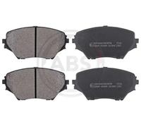 ABS All Brake Systems - Jeu de 4 plaquettes de frein avant 37230 pour TOYOTA RAV 4 II