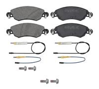 A.B.S. Kit de plaquettes de frein 37278 Avant pour Citroën C5 I/II Usure 17 mm